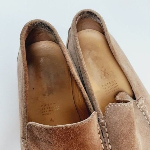 GEOX Respira Driving Loafer Shoes Suede Tan Men's Sz US 9 | Eur 42 - Picture 10 of 13